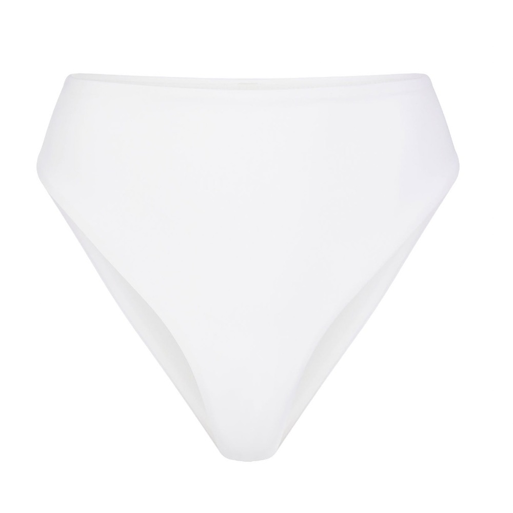 Skims Signature Swim Mid Waist Bottoms - Snow❄️